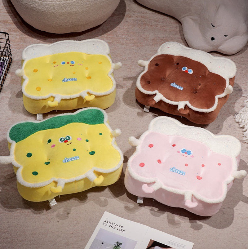 3D Plush Seat Cushion with Sandwich Design Bowlift