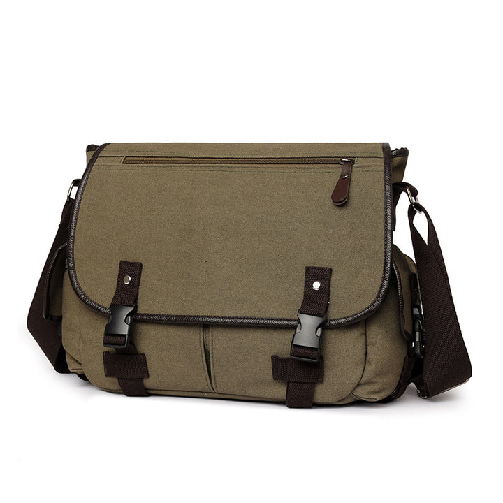 Multi-Functional Vintage Messenger Bag Bowlift