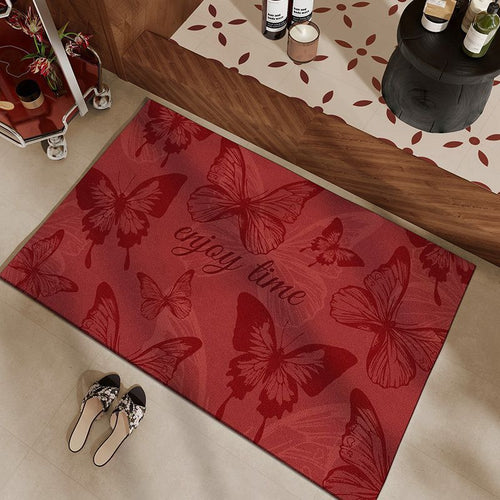 Inspirational Butterfly-Themed Area Rug