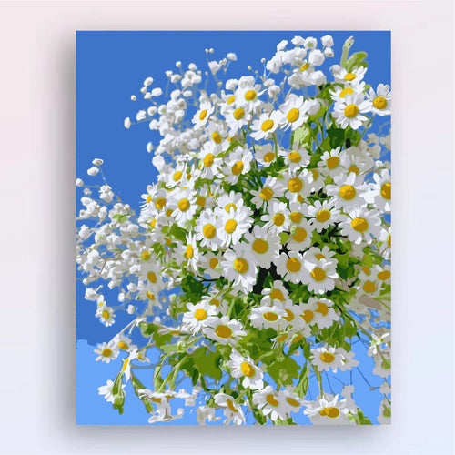 Floral Canvas Art Print Bowlift