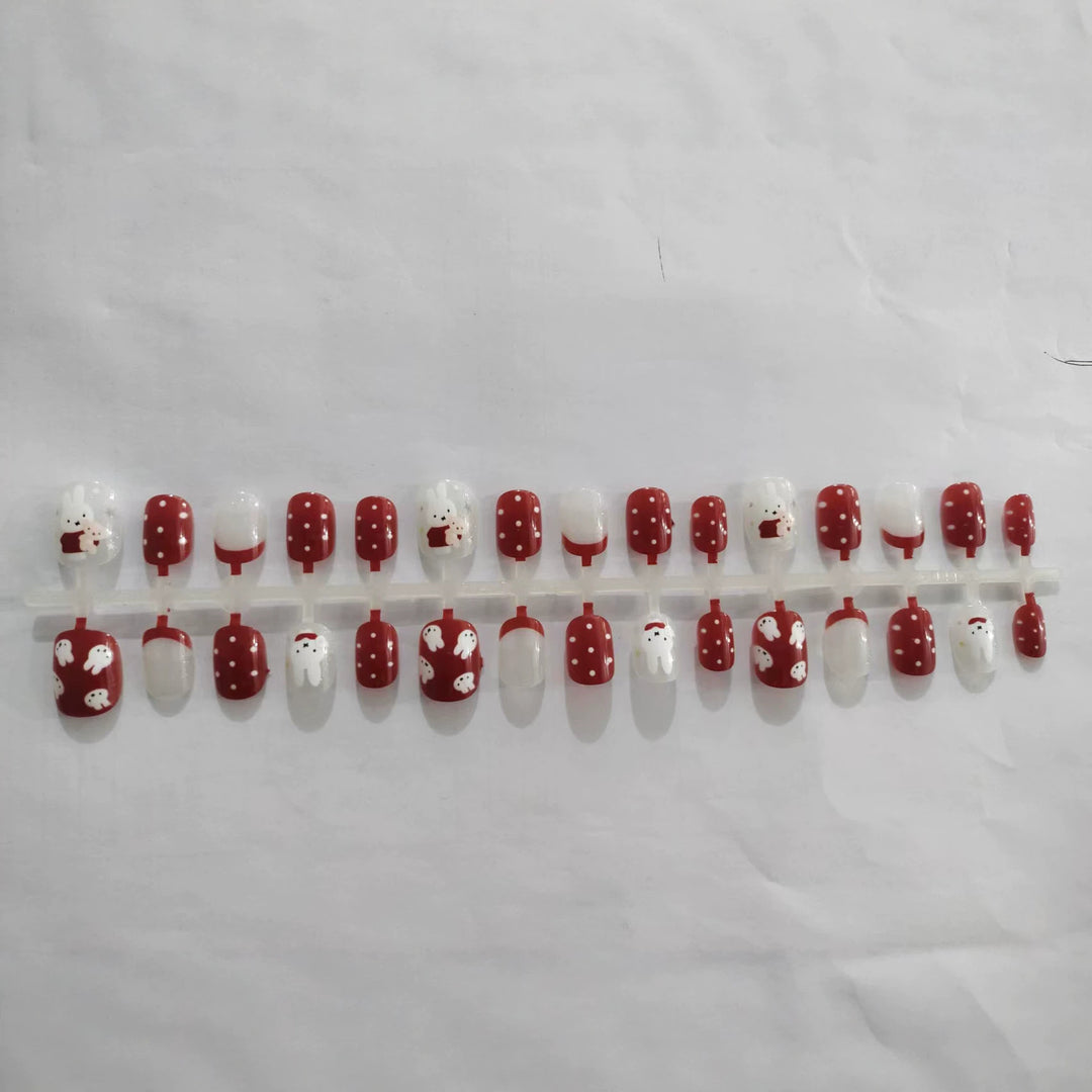 Thematic Character Press-On Nail Art Bowlift
