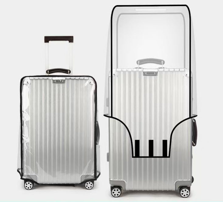 Transparent Hard Shell Luggage Protector Bowlift