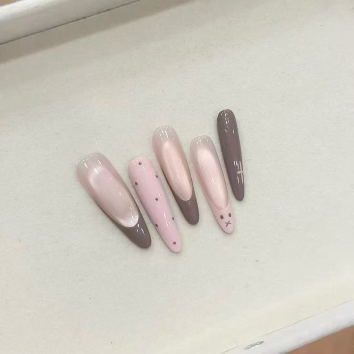 Artistic Long Stiletto Nail Enhancements Bowlift