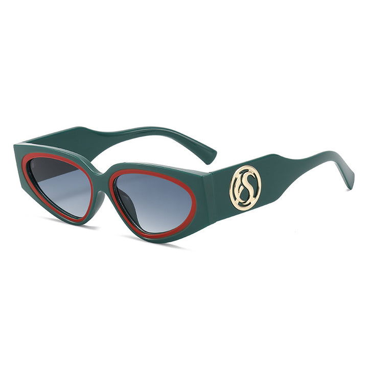 Women's Cat-Eye Sunglasses with Luxurious Frame and Glamorous Details Bowlift