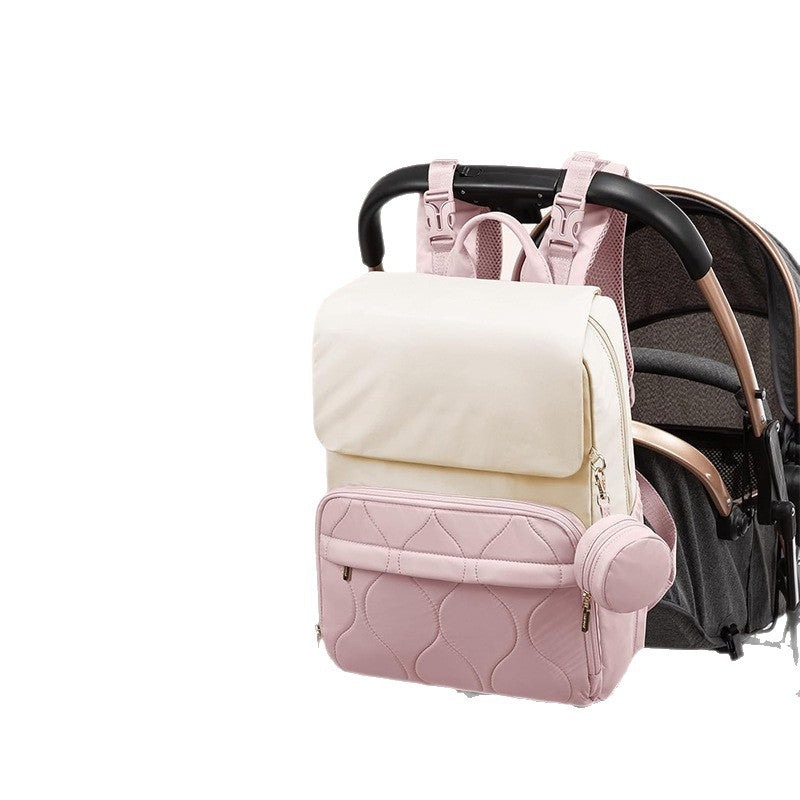 Multifunctional Quilted Backpack Bowlift