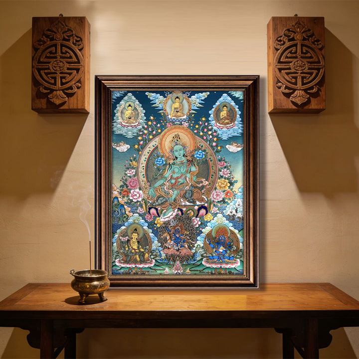 Intricate Religious Canvas Artwork
