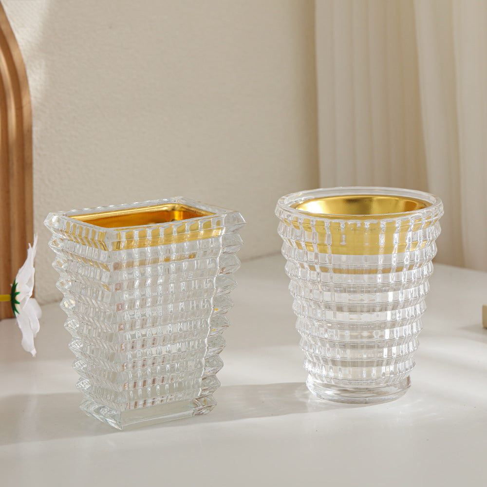 Perforated Removable Inner-Cup Toothbrush & Cosmetic Brush Holder Bowlift