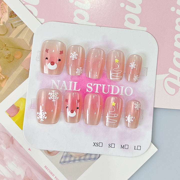 Creative Christmas Art Nails Bowlift