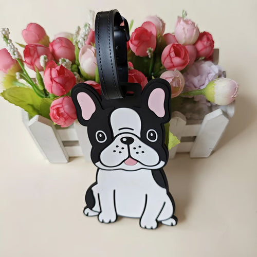 Unisex Cartoon Dog Luggage Tag Bowlift