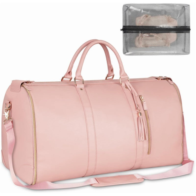 Stylish leisure travel bag with practical cosmetic pouch Bowlift