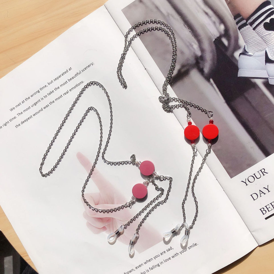 Stylish Dual-Strand Eyewear Holder Chain Bowlift