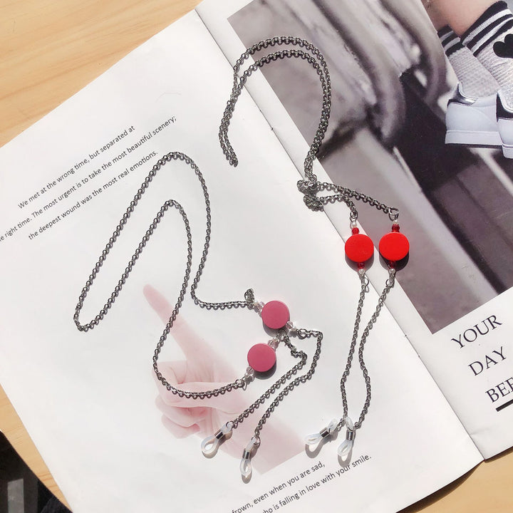 Stylish Dual-Strand Eyewear Holder Chain Bowlift