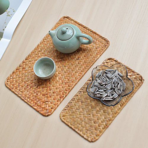 Artisan Woven Serving Tray Bowlift