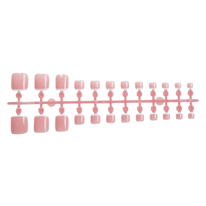 Elegant Square Press-On Nail Set Bowlift
