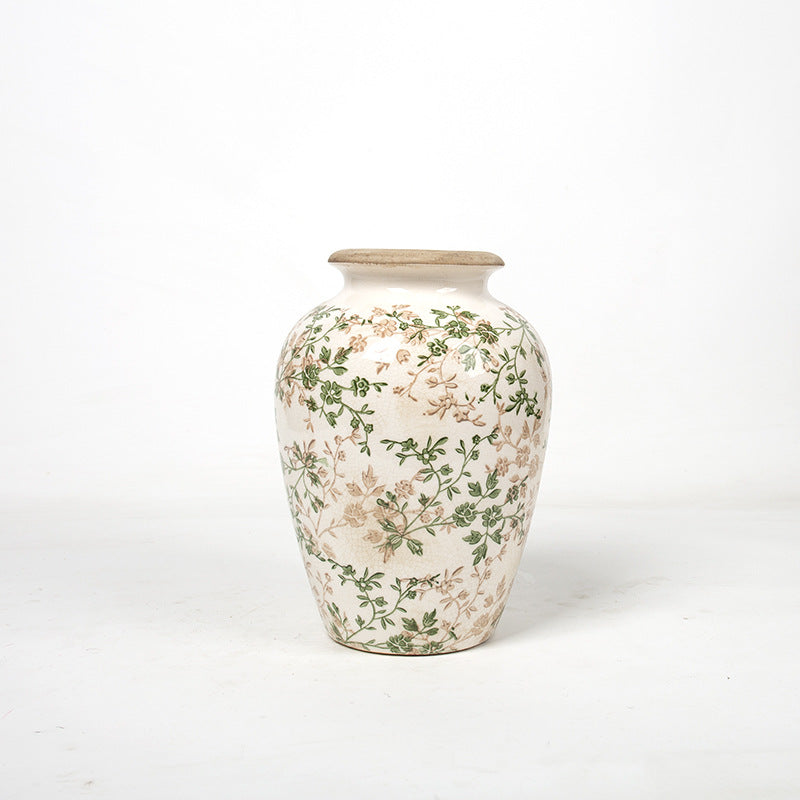 Elegant floral ceramic carafe Bowlift