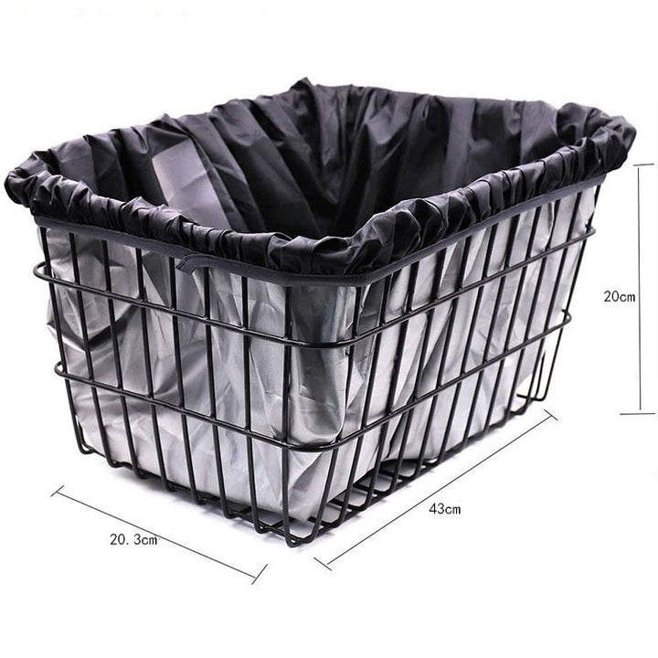 Waterproof Reflective Drawstring Bicycle Basket Liner Bowlift