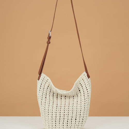 Handbag Made of Crocheted Material Bowlift