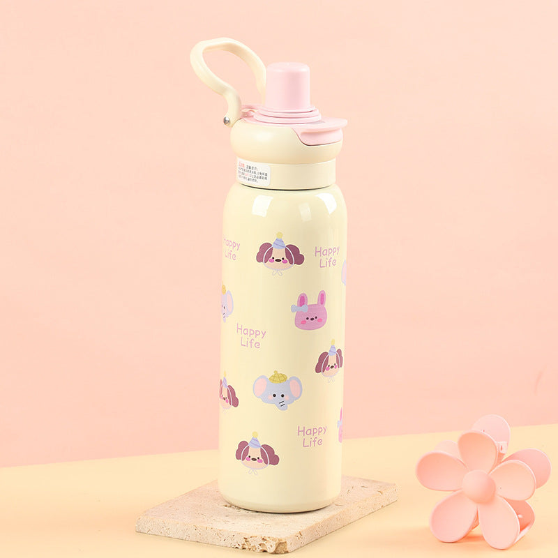 Women's Child-Friendly Stainless Steel Water Bottle Bowlift