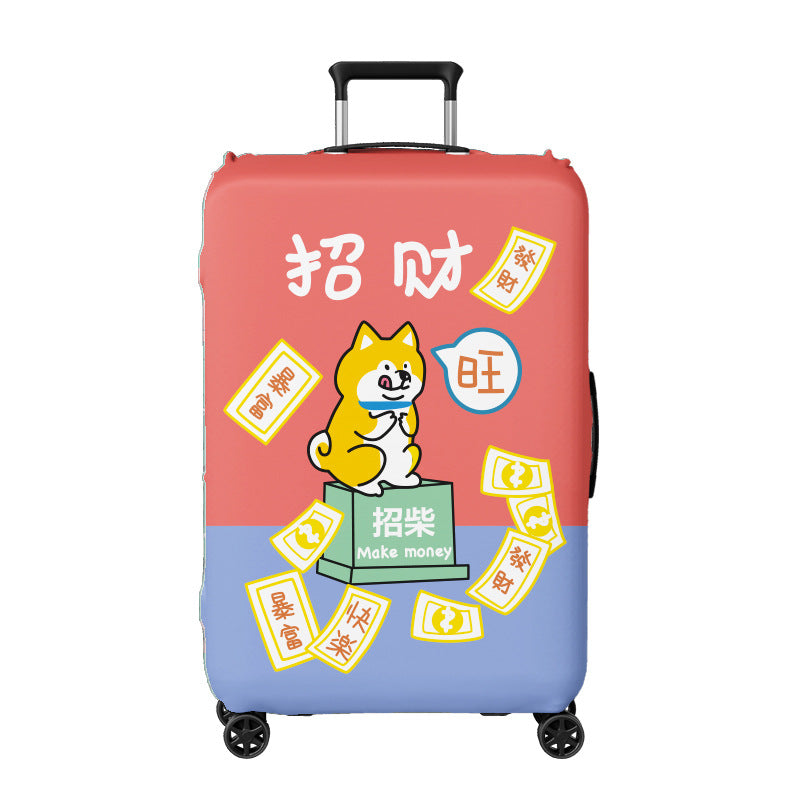 Women Suitcase Cover with Floral Patterns Bowlift
