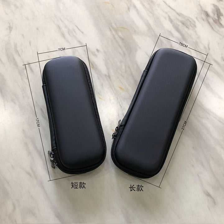 Compact Semi-Rigid Travel Electronics Organizer Case with Mesh Pocket and Elastic Straps Bowlift