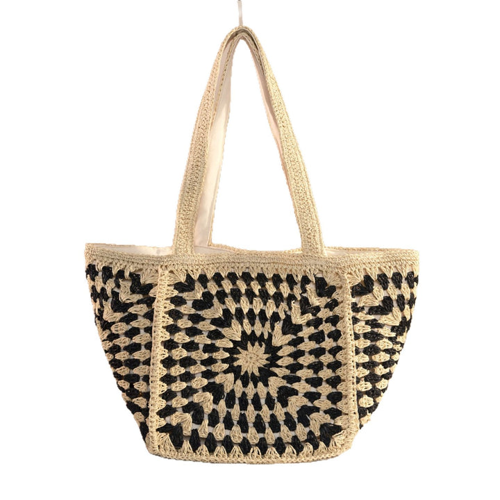 Shoulder bag with unique granny square design Bowlift
