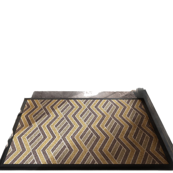 Textured Geometric Entrance Mat Bowlift