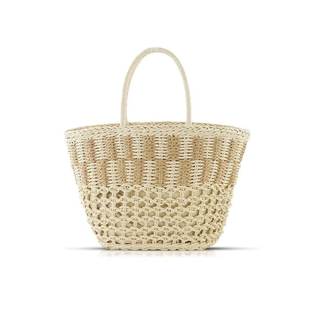 Basket bag with unique weaving structure Bowlift