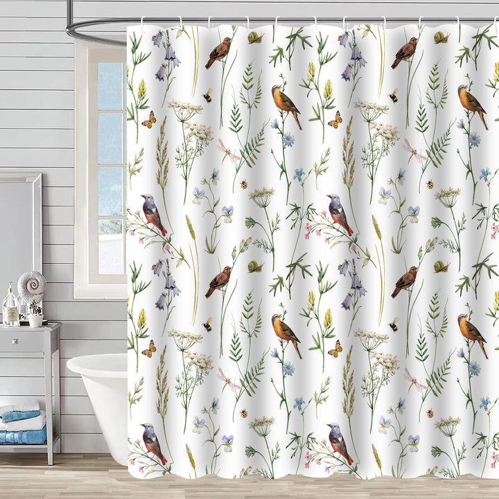 Nature-Inspired Shower Curtain Bowlift