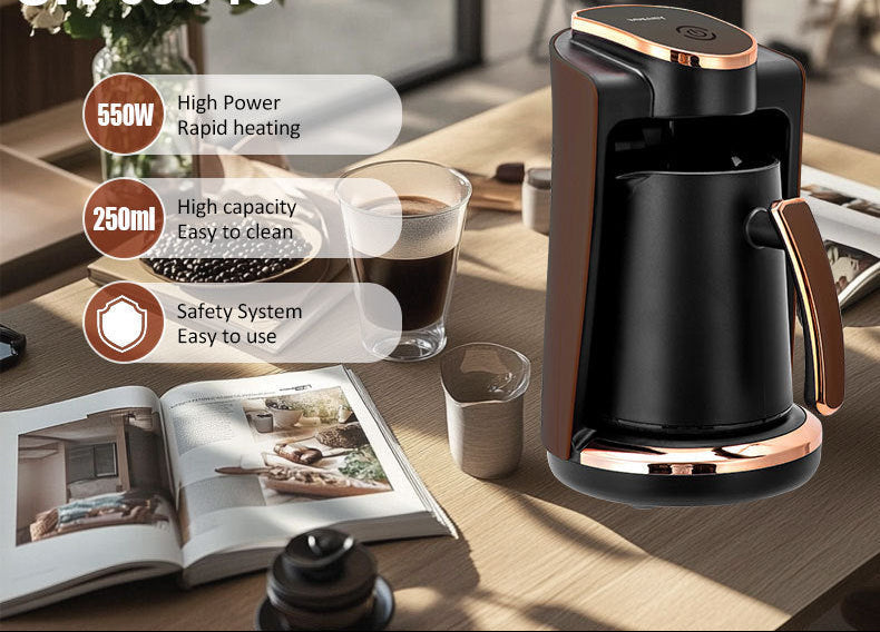 Premium Electric Pour-Over Coffee Maker with Integrated Thermal Control Bowlift