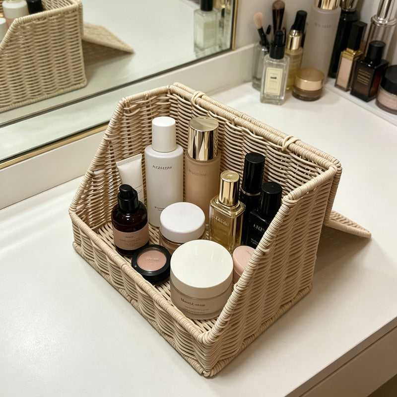 Decorative Woven Storage Chest Bowlift