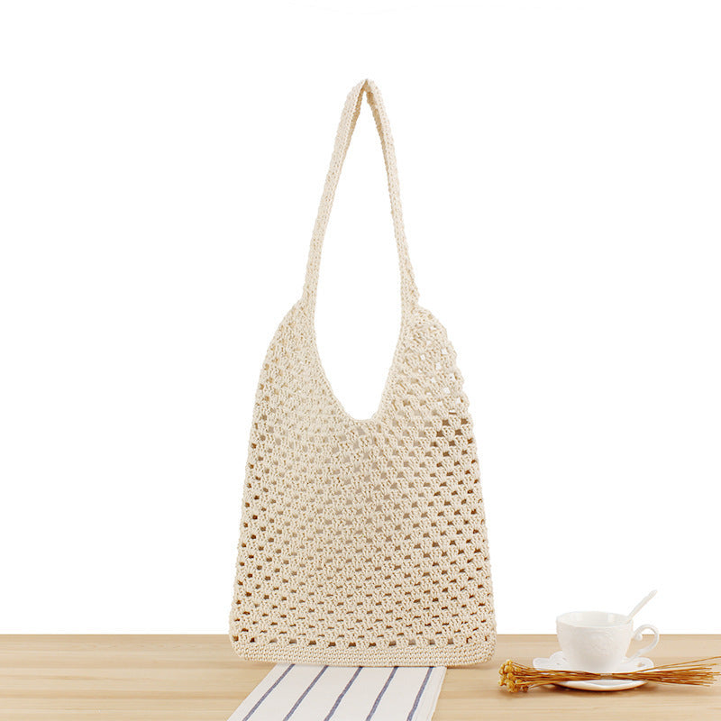 Fashionable Crochet Tote Bag Bowlift