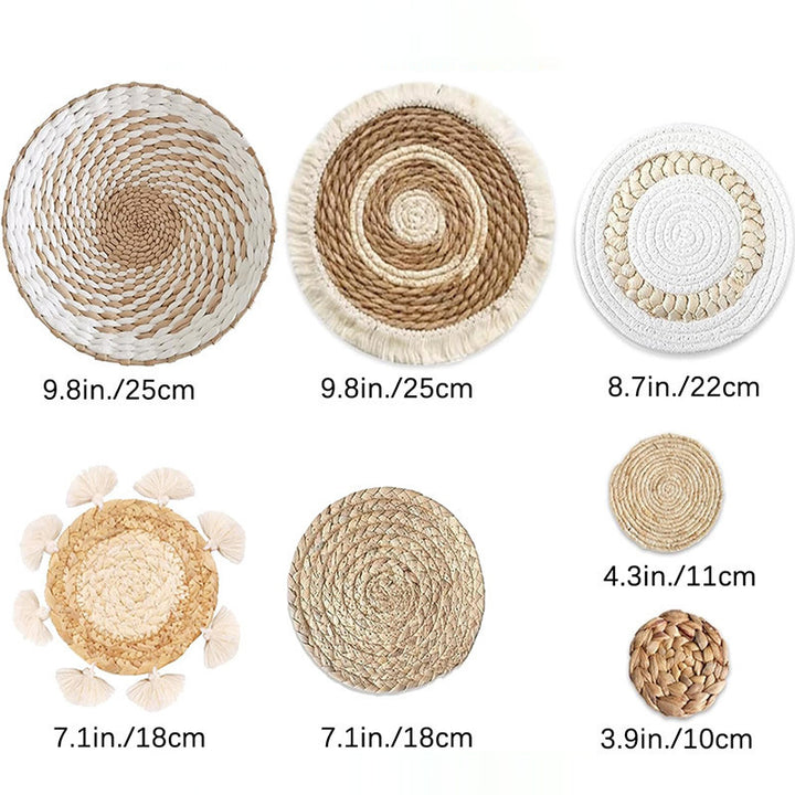 Round Tablecloth Made of Natural Materials Bowlift