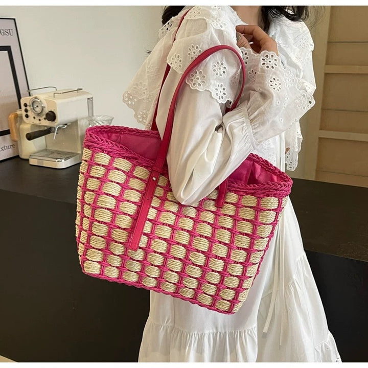 Handwoven basket bag Bowlift
