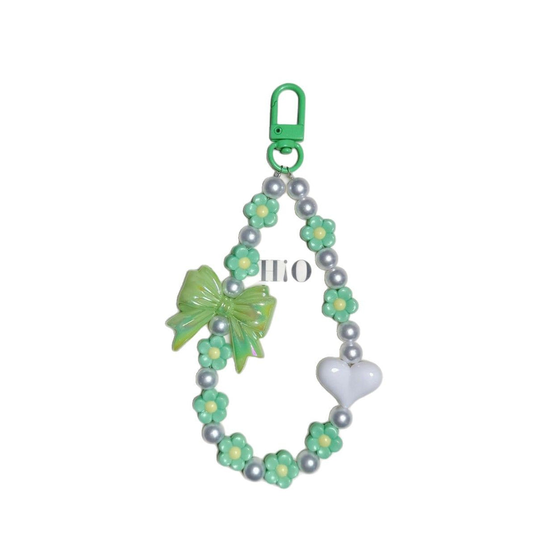 Decorative Floral Beaded Keychain Bowlift
