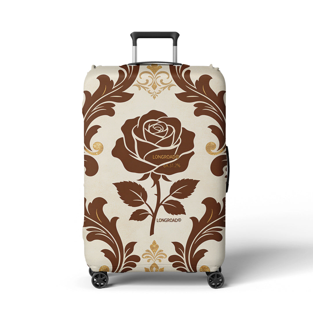 Women’s suitcase cover with floral lavender pattern Bowlift