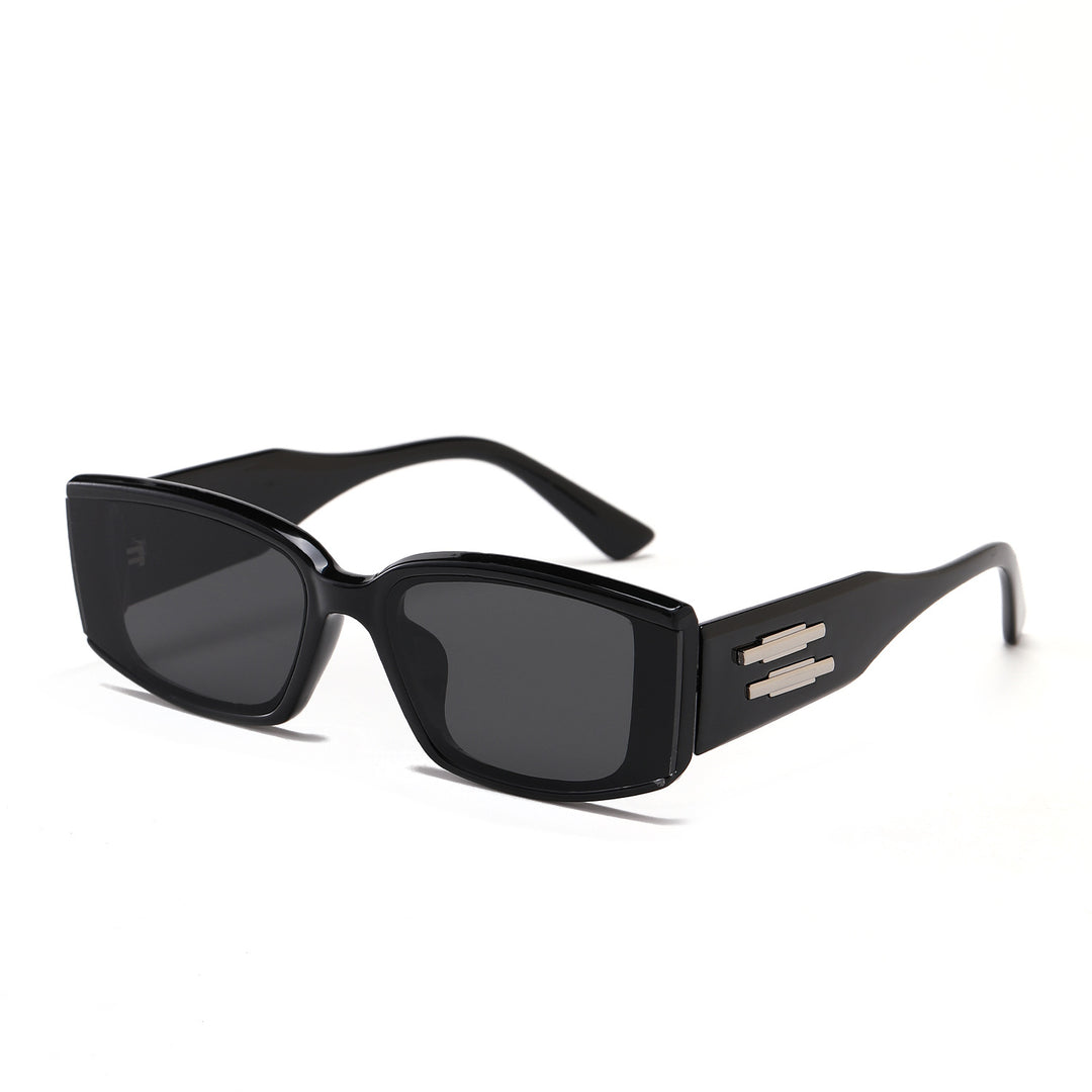 Women's elegant rectangular sunglasses with stylish acetate frame Bowlift