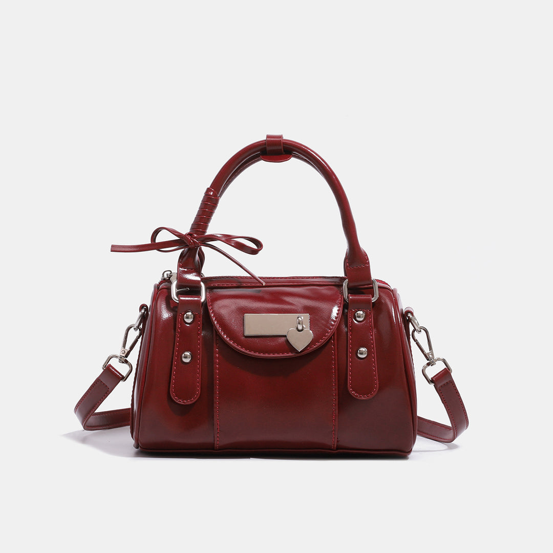 Elegant Structured Satchel Handbag