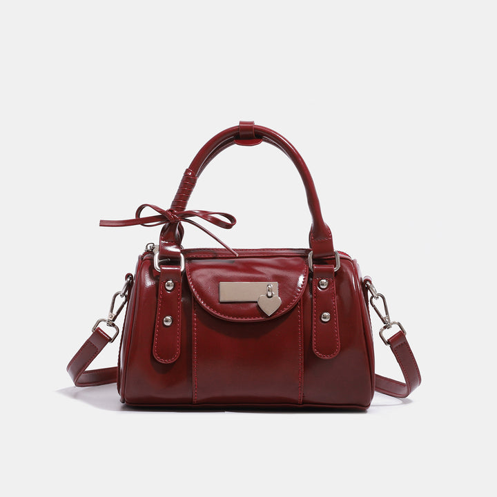 Elegant Structured Satchel Handbag