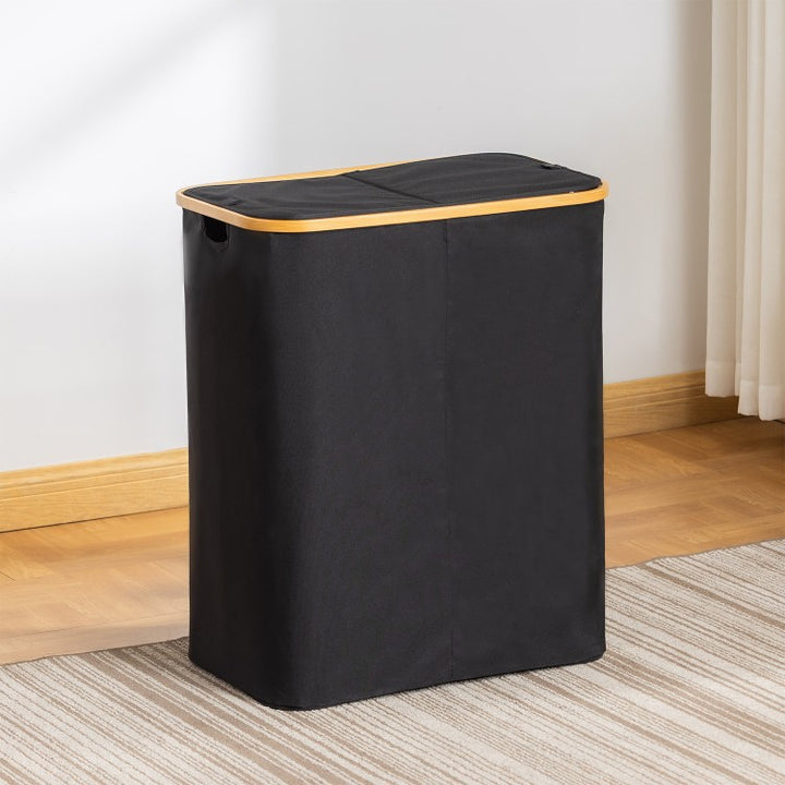 High-quality laundry basket with lid and handle Bowlift