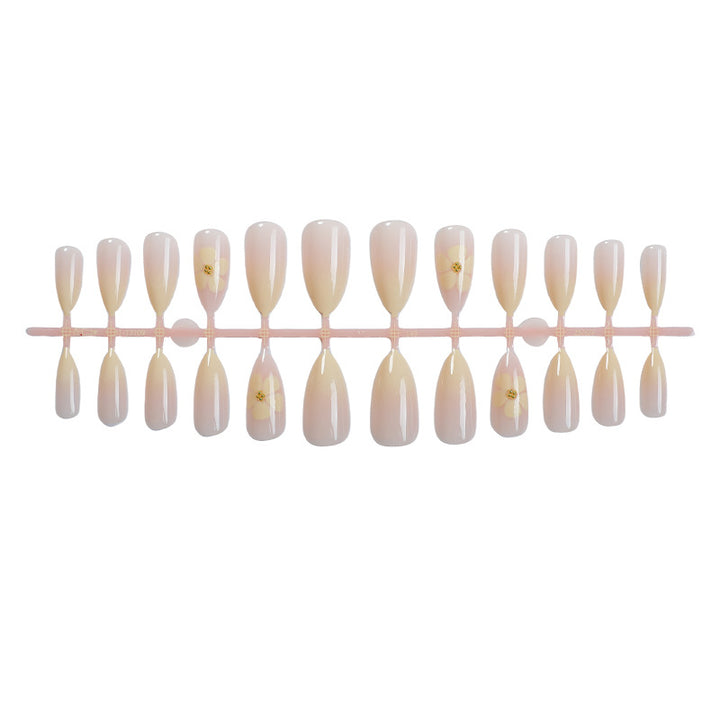 Floral Press-On Nail Kit Bowlift
