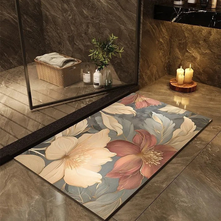 Modern Geometric Bath Mat Bowlift