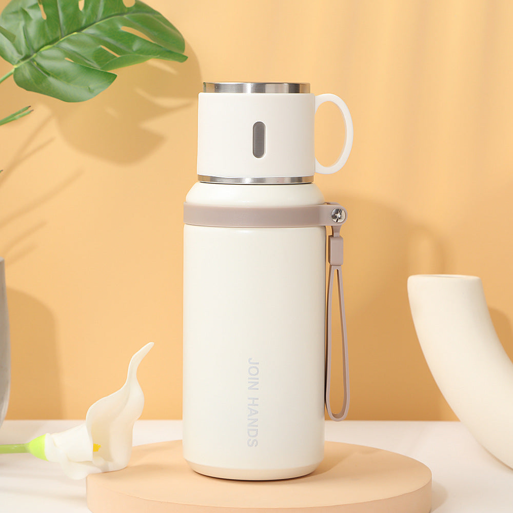 Women Thermo Drinking Container with Integrated Leak Protection Bowlift