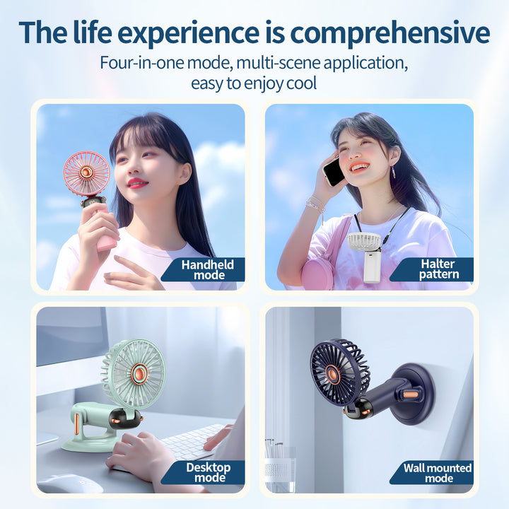 Unisex Versatile 360-Degree Rotating Wall-Mounted Fan Bowlift
