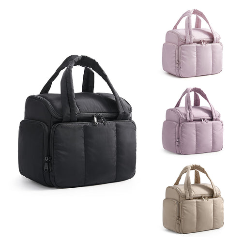 Elegant Padded Handbag with Multiple Compartments Bowlift