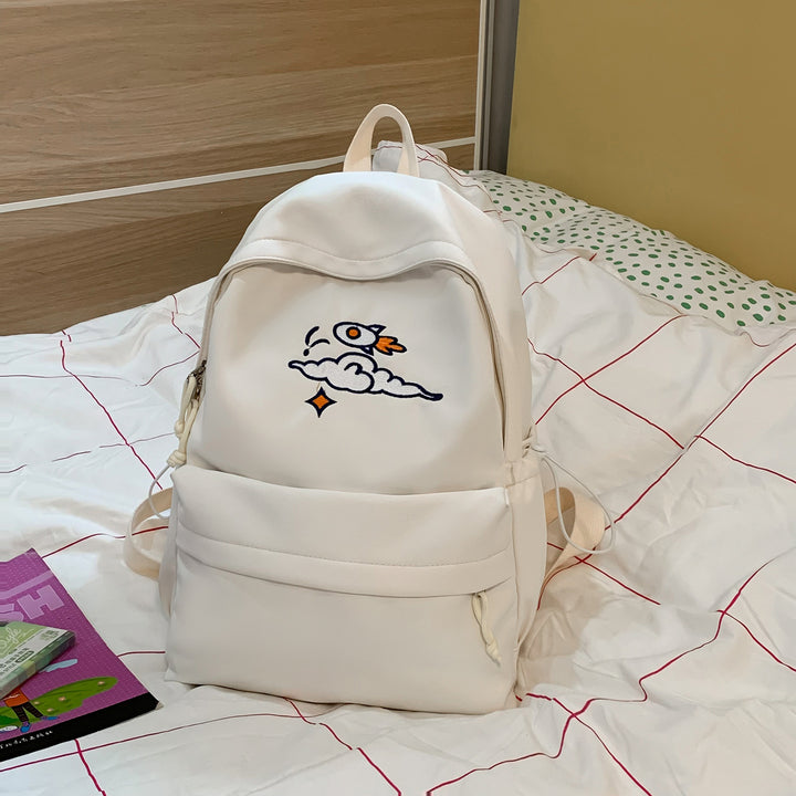 Everyday backpack with unique embroidery design Bowlift