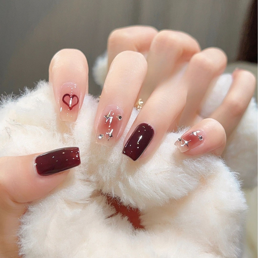 Glitter Ombre Press-On Nails Bowlift