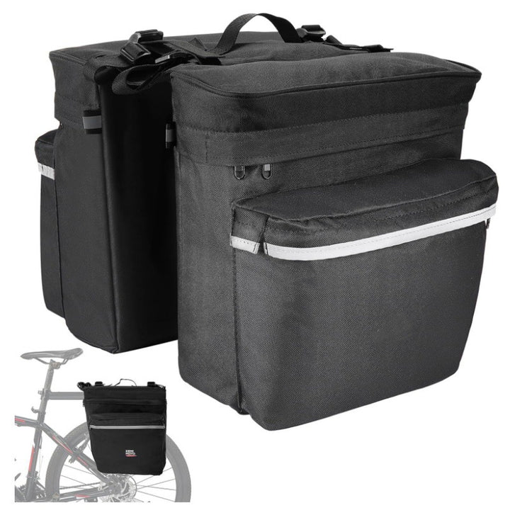 Bicycle bag with multiple attachment and insulated inner pocket Bowlift