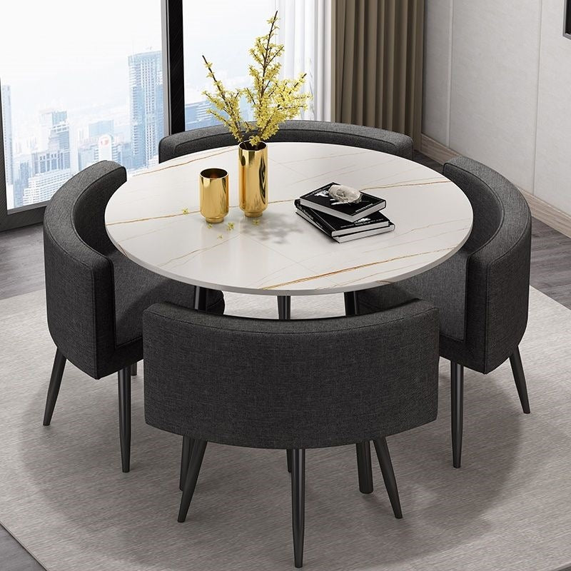 Modern Dining Table Set Bowlift