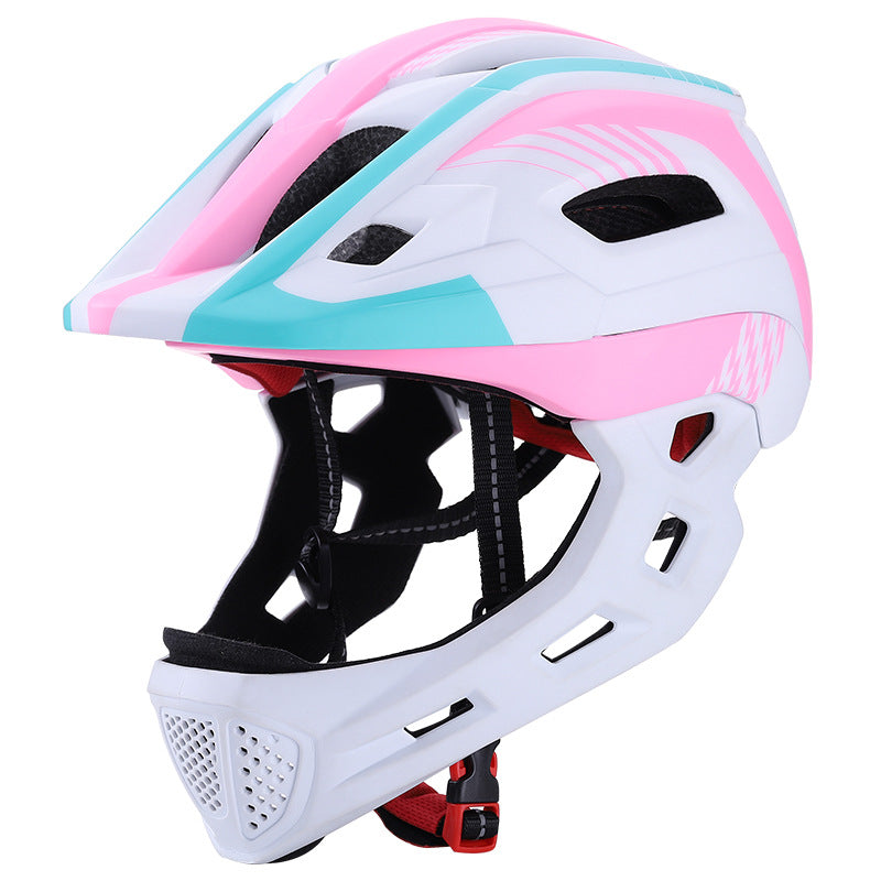 Full-Face Mountain Biking Helmet Bowlift