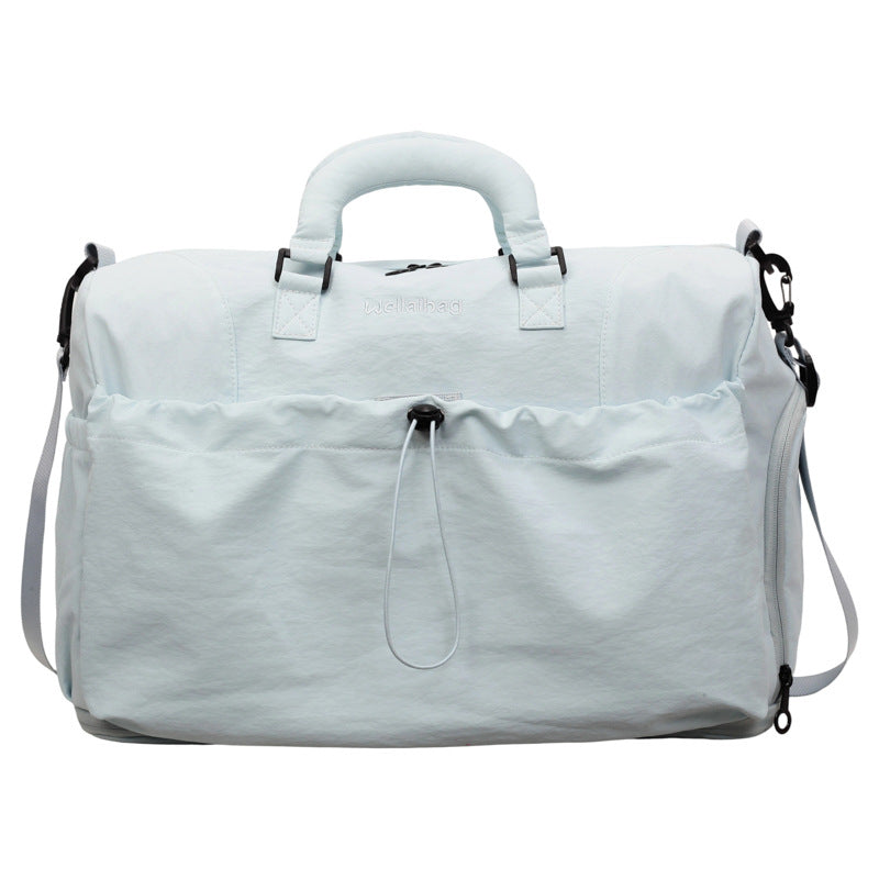 Sporty Travel Bag With Comprehensive Organizational Structure Bowlift